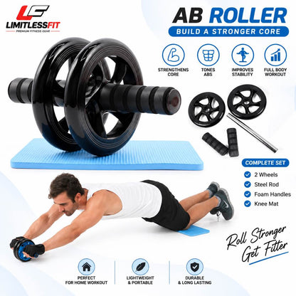 Super Mute Double Abdominal Wheel | Abs Wheel