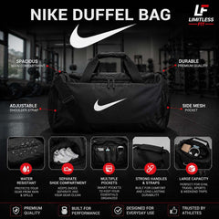 Nikee Style Sports Duffel Gym Bag  (F3)