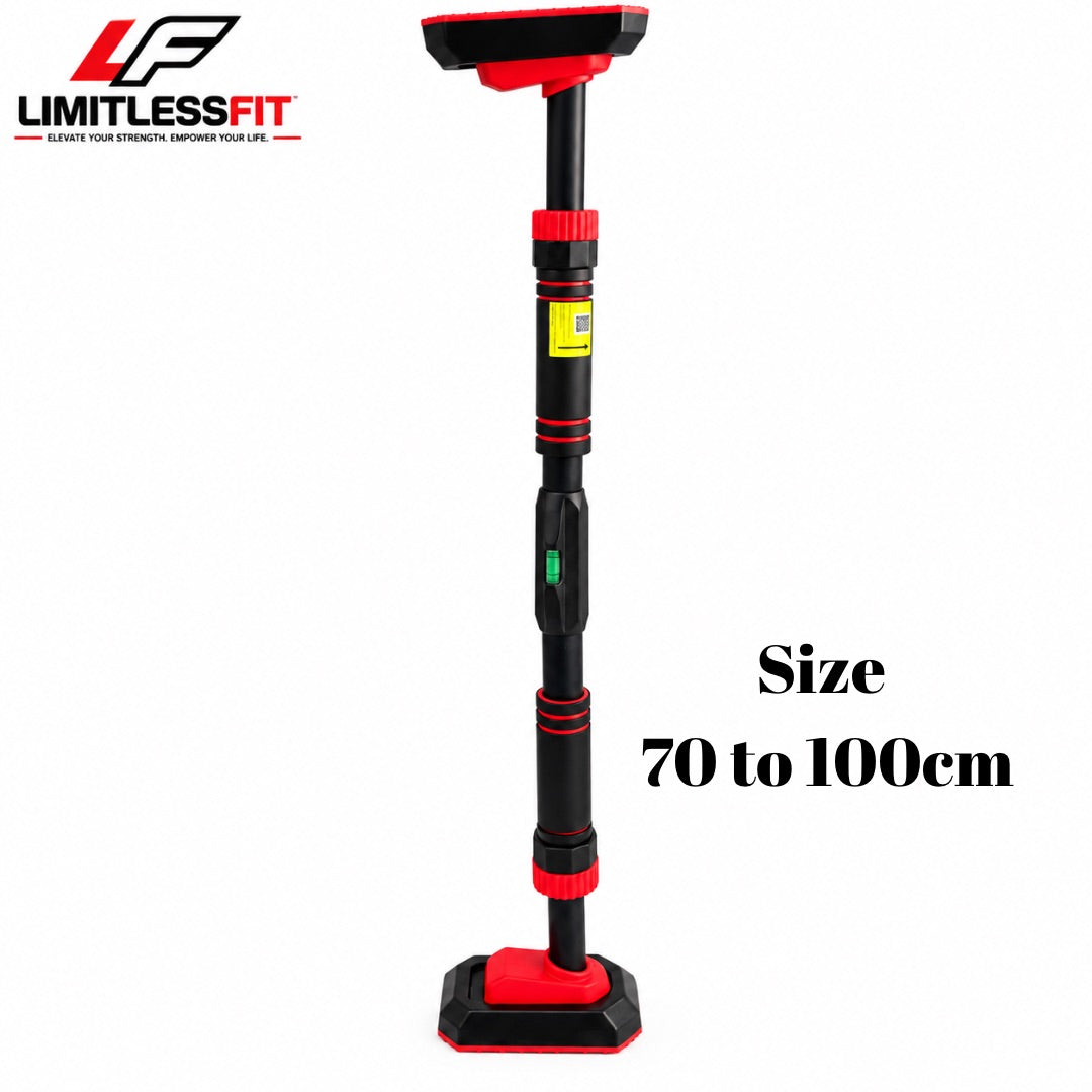 Adjustable Doorway Pull-Up Bar – Heavy-Duty 500KG Capacity | No-Screw Installation | Exclusive Premium Imported Model– Only at Limitless Fit