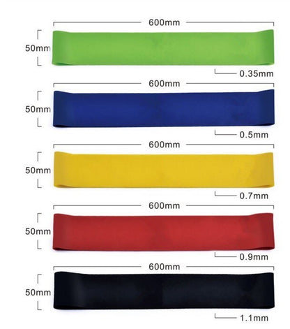 Loop band Yoga Resistance Rubber Bands - Pack of 5
