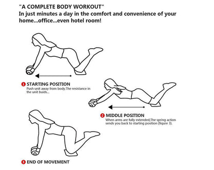 Abdominal Muscle Fitness Wheel - Ab Roller Exercise Wheel No Noise