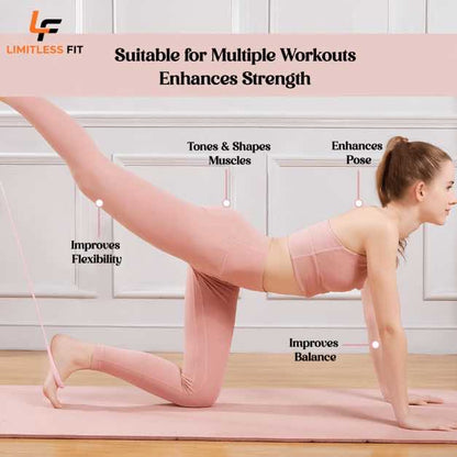 Elastic Bands for Exercise,Yoga Stretching Belt Resistance Bands Yoga Elastic Belt Open Back Shoulder Tension Rope Tension Belt Tensioner,Resistance Bands for Exercis
