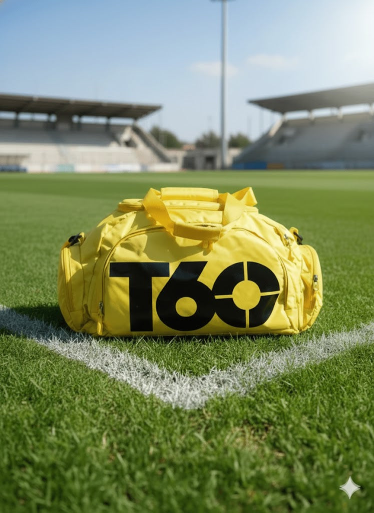 Fashion T60 Backpack 2 in 1 with Shoe Compartment / Yellow