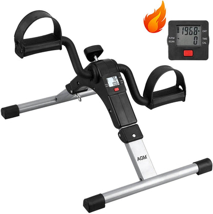 Foldable Mini Exercise Cycle with Meter – Portable Pedal Bike for Home & Office Cardio (P2)