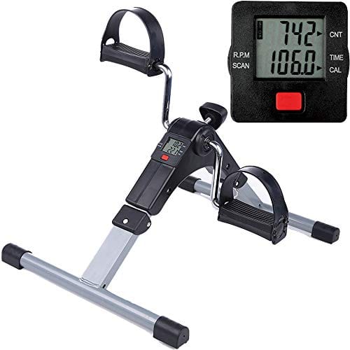 Foldable Mini Exercise Cycle with Meter – Portable Pedal Bike for Home & Office Cardio (P2)