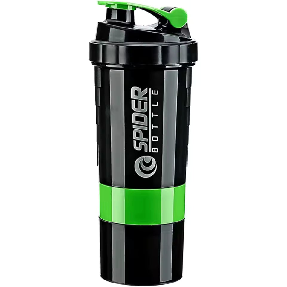 Premium Spider Bottle Gym Shaker – 500ml Protein & Multipurpose Shaker Water Bottle