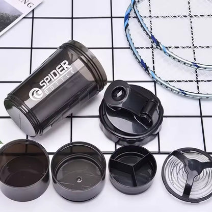 Premium Spider Bottle Gym Shaker – 500ml Protein & Multipurpose Shaker Water Bottle