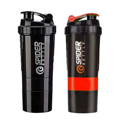 Premium Spider Bottle Gym Shaker – 500ml Protein & Multipurpose Shaker Water Bottle