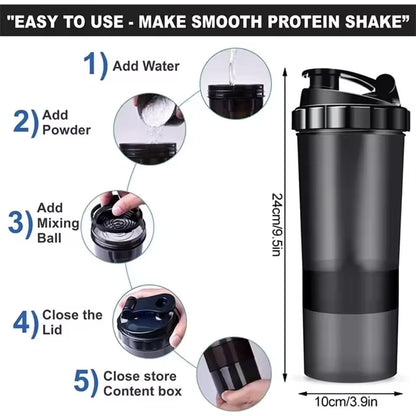 Premium Spider Bottle Gym Shaker – 500ml Protein & Multipurpose Shaker Water Bottle
