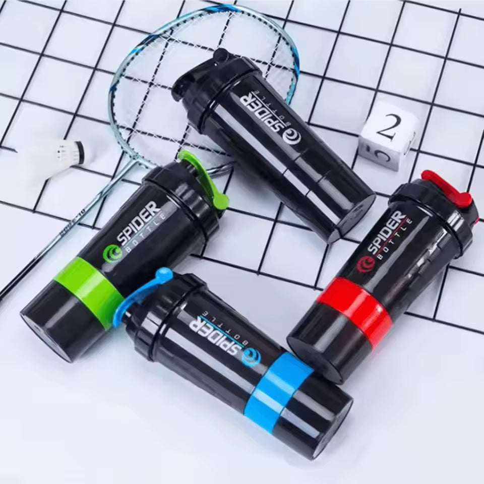 Premium Spider Bottle Gym Shaker – 500ml Protein & Multipurpose Shaker Water Bottle