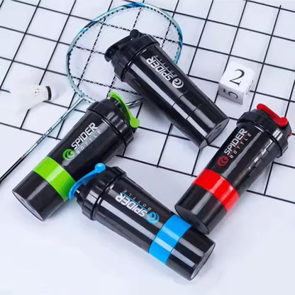 Premium Spider Bottle Gym Shaker – 500ml Protein & Multipurpose Shaker Water Bottle