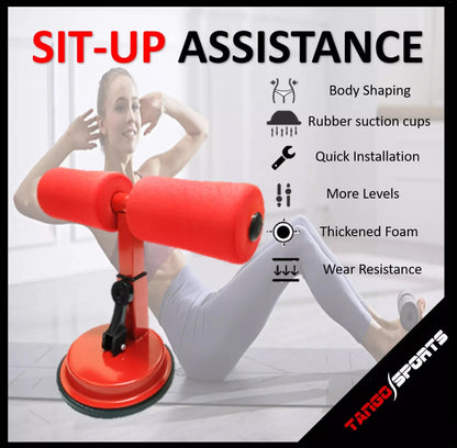 Sit up assistant Portable T Shape Fitness Adjustable Sit Up Tool Sports Gym Yoga Work