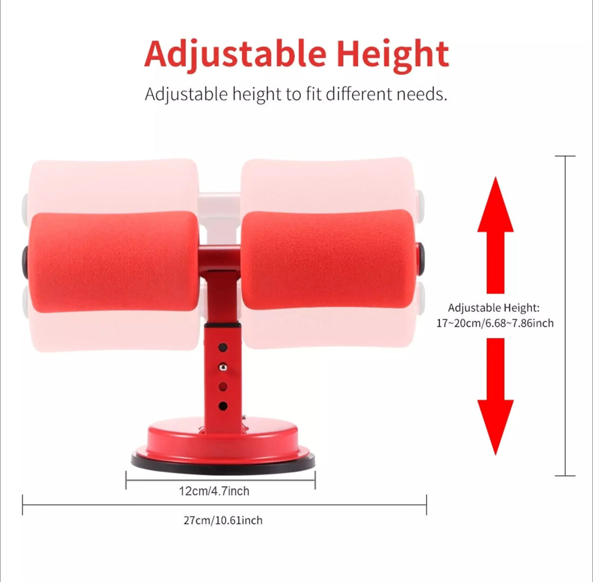 Sit up assistant Portable T Shape Fitness Adjustable Sit Up Tool Sports Gym Yoga Work