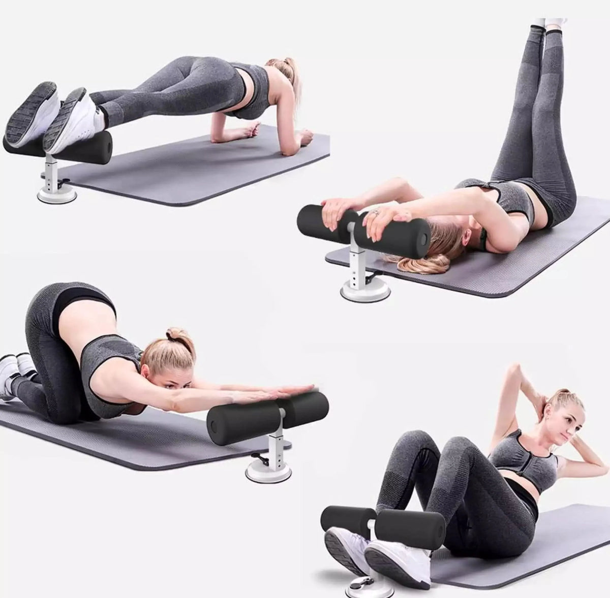 Sit up assistant Portable T Shape Fitness Adjustable Sit Up Tool Sports Gym Yoga Work