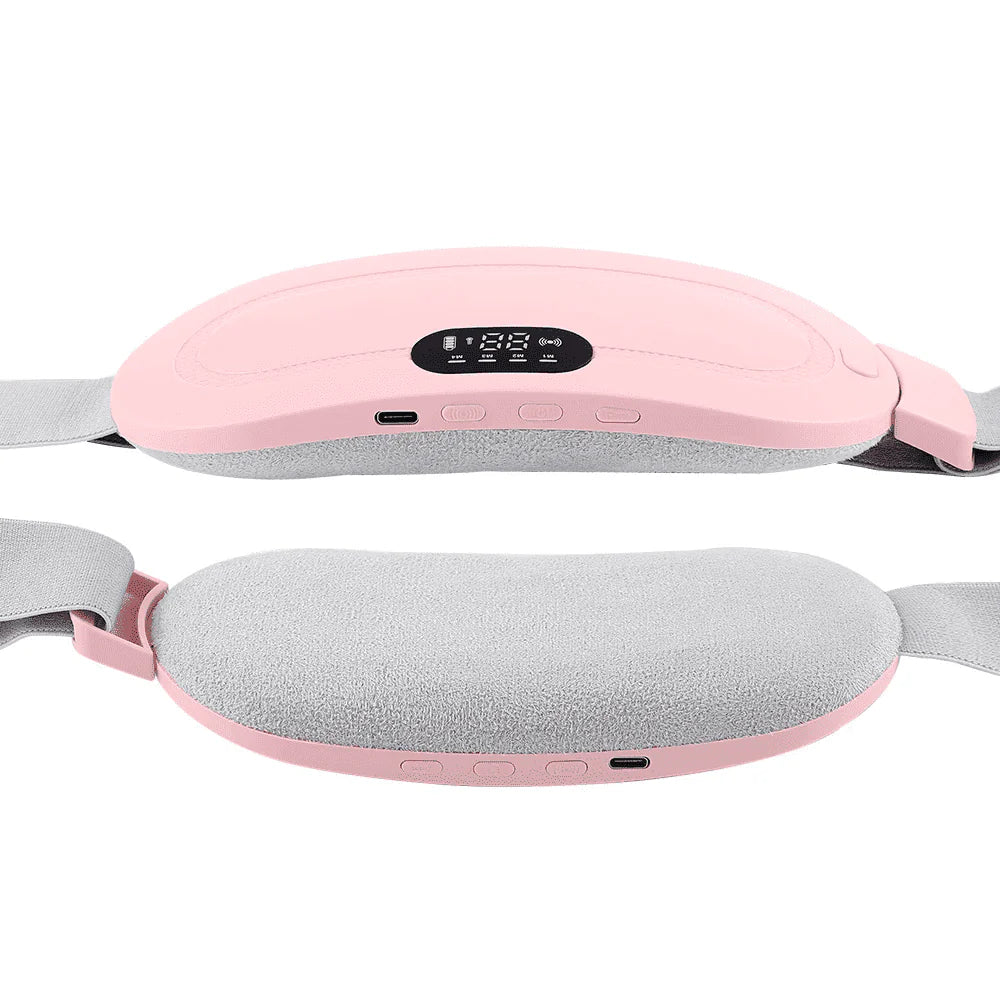 Period Pain Relief Belt – Intelligent Heating Waist Massage Device for Menstrual Cramps