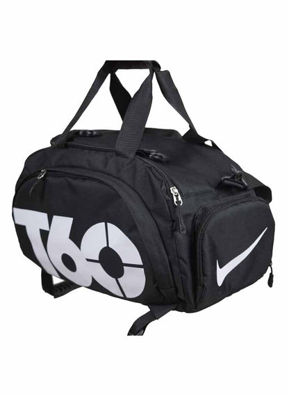 Fashion T60 Backpack 2 in 1 with Shoe Compartment / Black