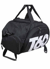 Fashion T60 Backpack 2 in 1 with Shoe Compartment / Black