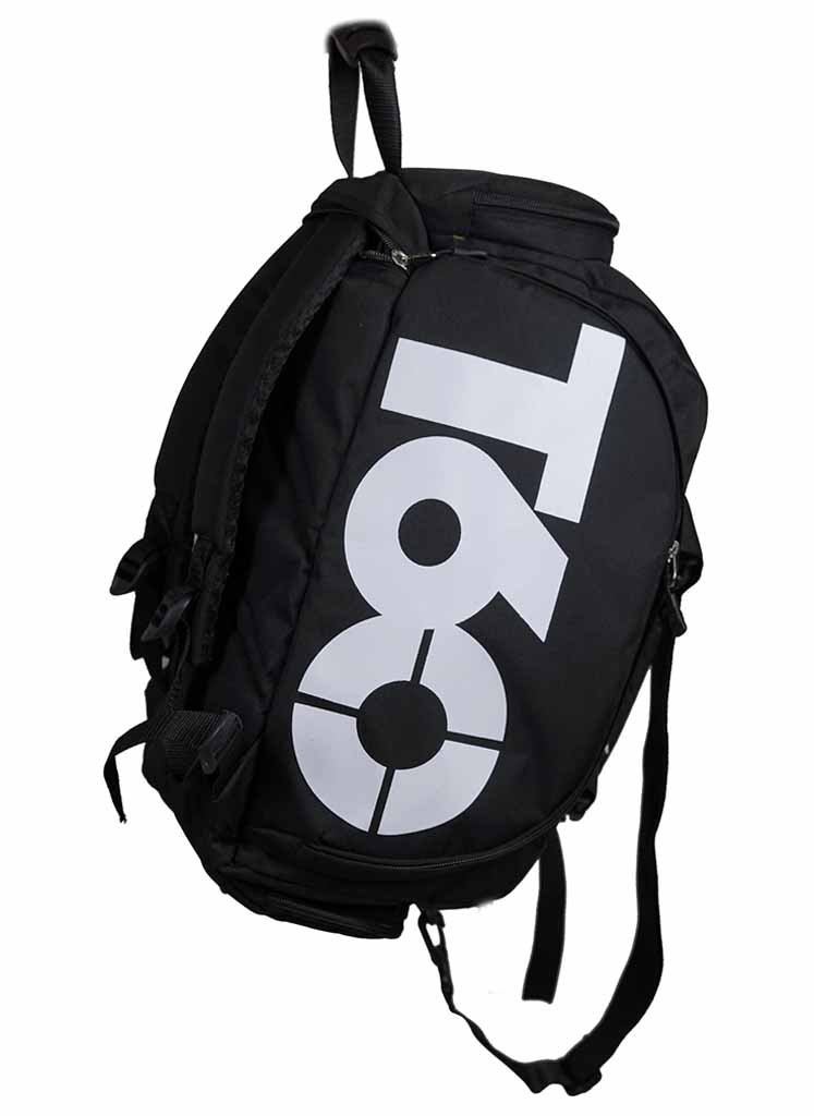 Fashion T60 Backpack 2 in 1 with Shoe Compartment / Black
