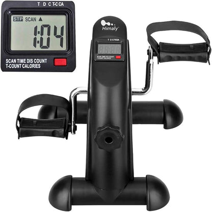 Foldable Mini Exercise Cycle with Meter — Compact Pedal Bike for Home & Office Fitness (P3)