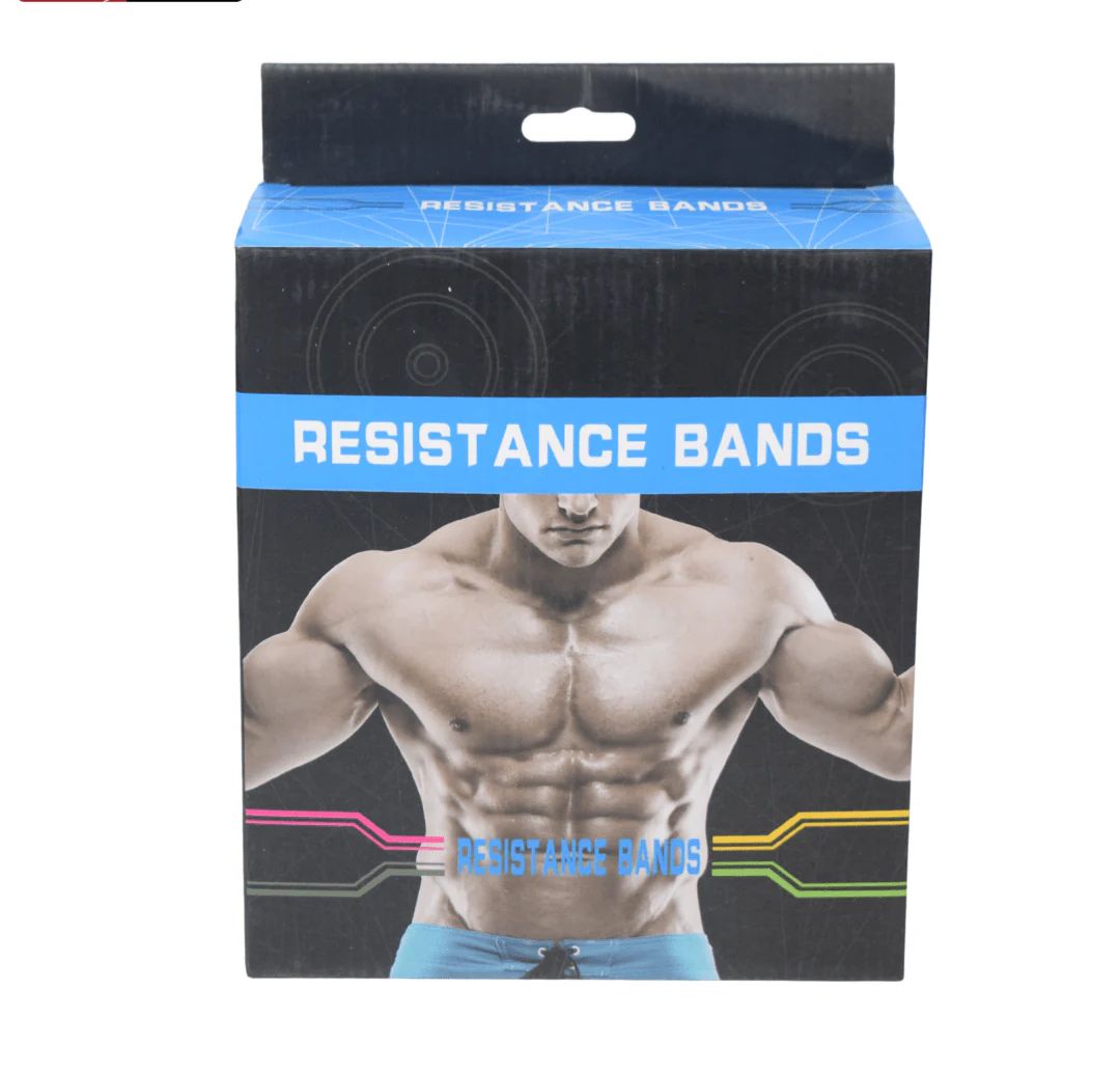 High Quality 11 Piece Exercise Crossfit Fitness Set Resistance Bands Training
