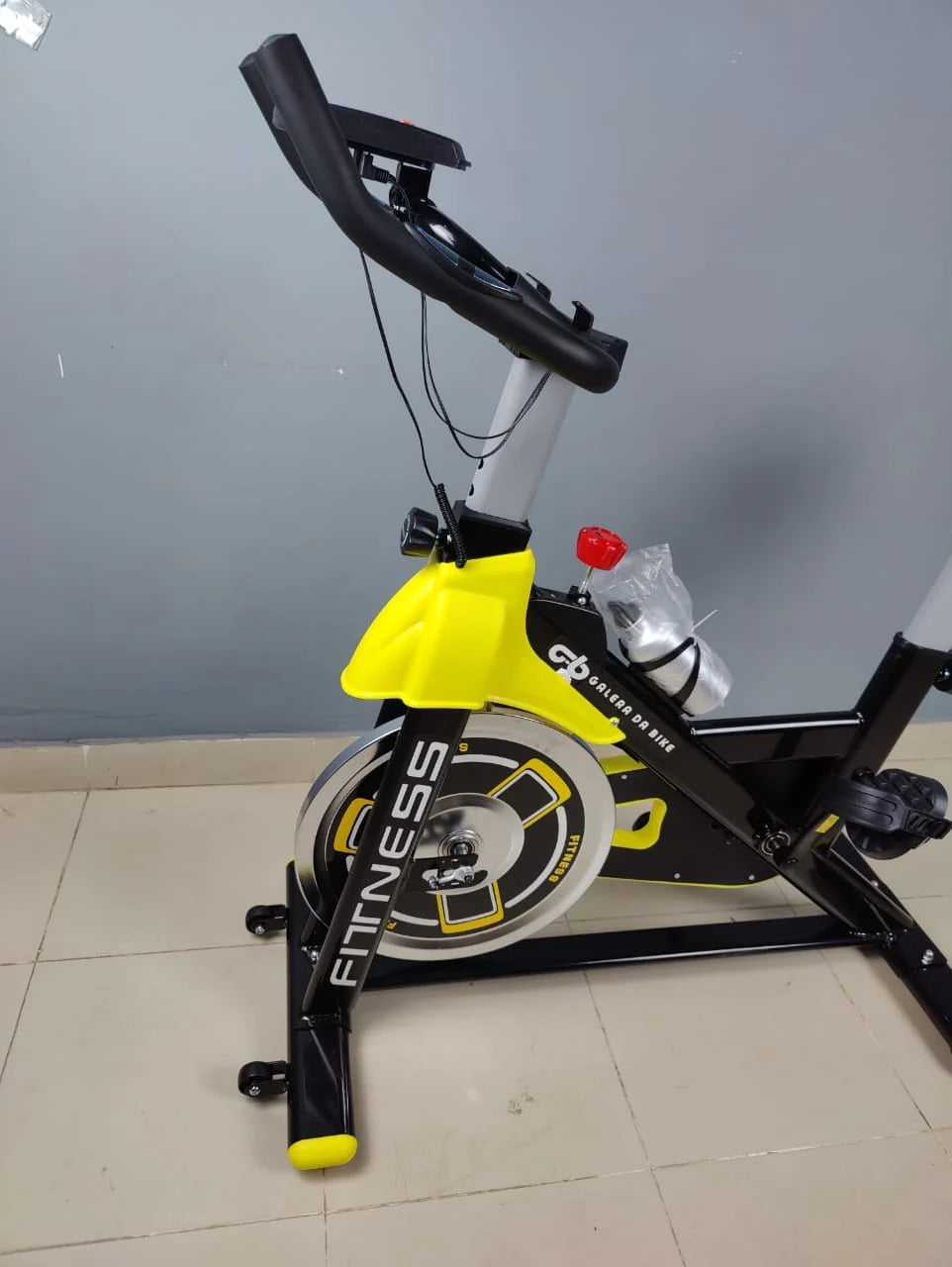 Sports Spin Magnetic Bike 150 KGS Model P1 (Yellow & Red)