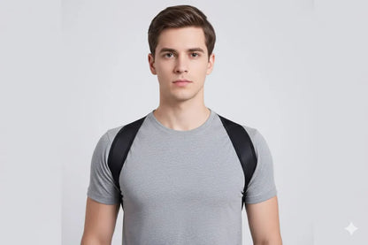 Adjustable Posture Back Belt – Spine Support & Back Straightener for Home Fitness