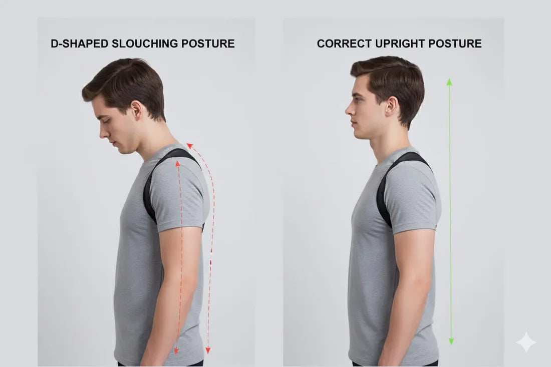 Adjustable Posture Back Belt – Spine Support & Back Straightener for Home Fitness