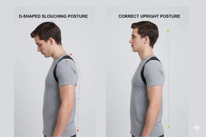 Adjustable Posture Back Belt – Spine Support & Back Straightener for Home Fitness