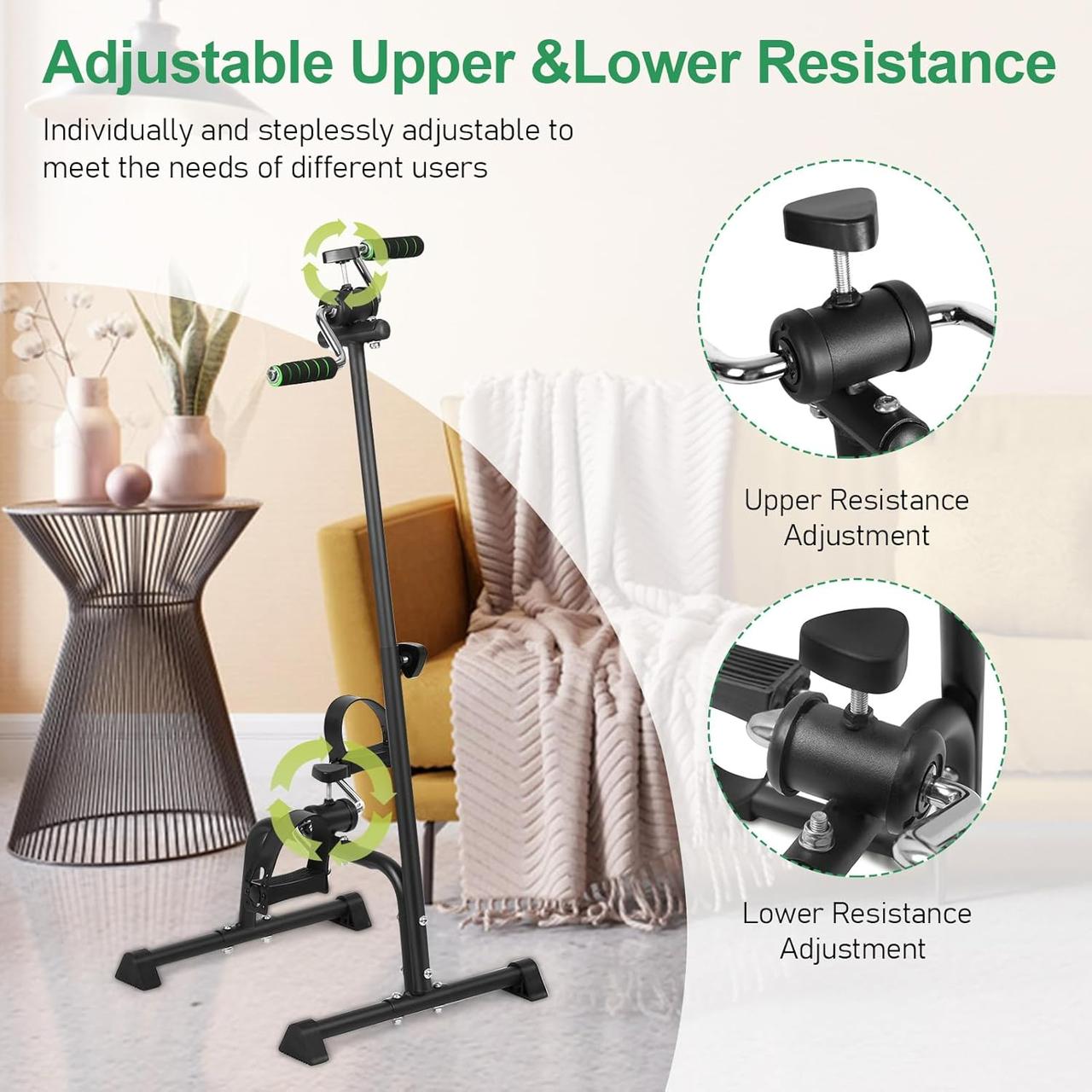 Adjustable Portable Rehabilitation Cycle  Mini Exercise Bike for Arms & Legs (P4)