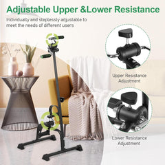 Adjustable Portable Rehabilitation Cycle  Mini Exercise Bike for Arms & Legs (P4)