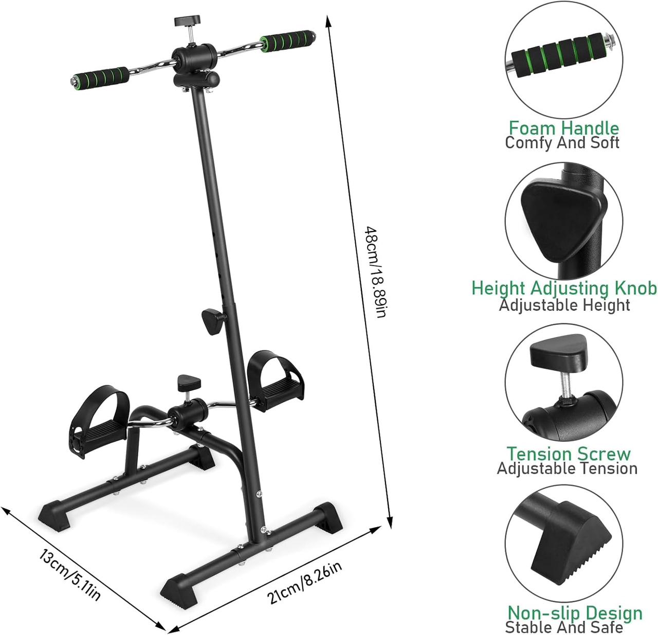 Adjustable Portable Rehabilitation Cycle  Mini Exercise Bike for Arms & Legs (P4)