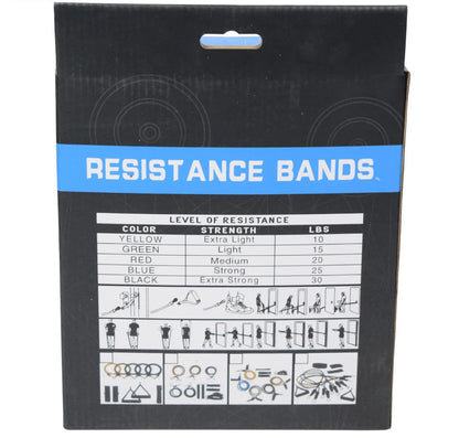 High Quality 11 Piece Exercise Crossfit Fitness Set Resistance Bands Training