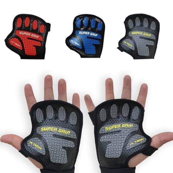 Gym Gloves Super Grip Weight Lifting and Exercise Gloves ( 2Pcs of Set )
