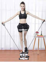 Mini Stepper with Handle and Bands, Fitness Stepper Machine for Full Body Workout