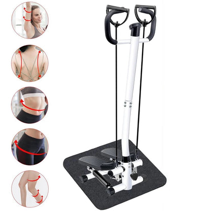 Twister Stepper with Handle and Bands, Fitness Stepper Machine for Full Body Workout