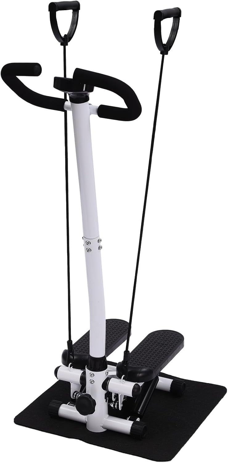 Twister Stepper with Handle and Bands, Fitness Stepper Machine for Full Body Workout