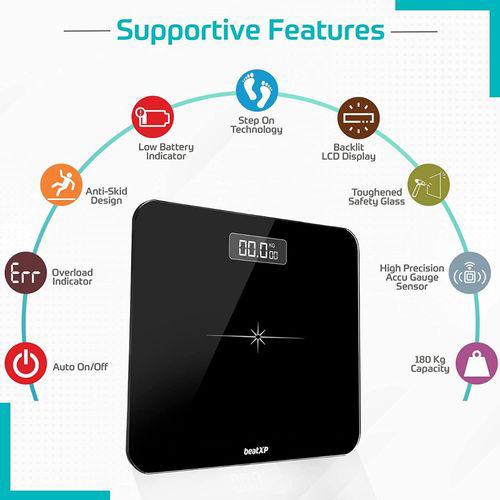 Original Iscale Digital LCD Electronic Tempered Glass bathroom weighing Scale