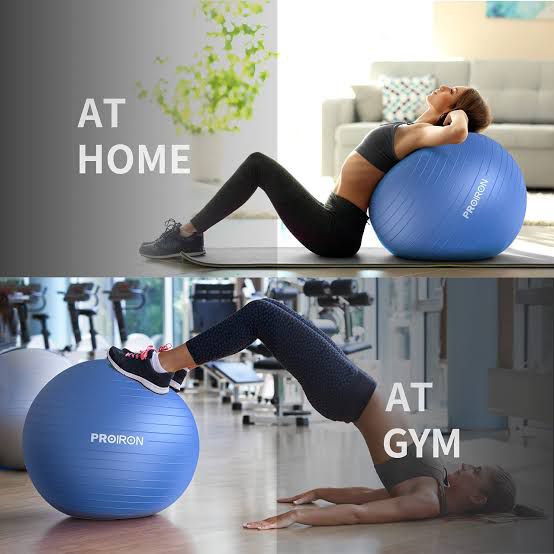 Premium  Gym Ball 75cm to 100cm with Free Pump – Ultimate Core & Balance