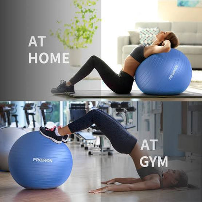 Premium  Gym Ball 75cm to 100cm with Free Pump – Ultimate Core & Balance