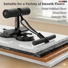 Important quality 2 in 1 Sit Up Holder for Home Workouts – Adjustable Abs Exercise Equipment with Suction Cup Foot Holder (Iron build)