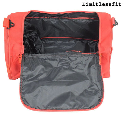 Adi Essential Duffle Bag with Shoe Compartment - Red
