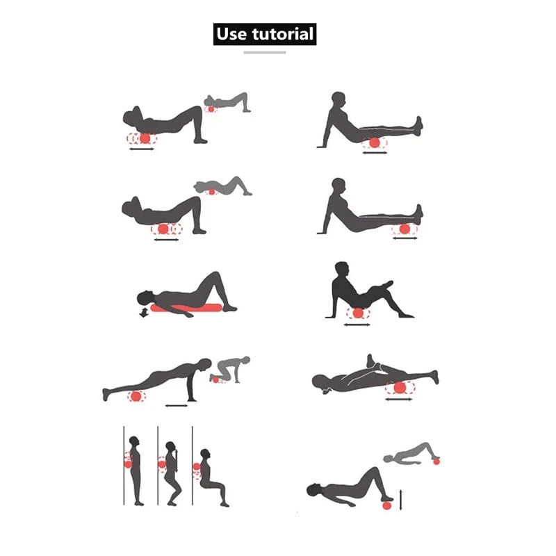 Yoga Foam Grid Roller - 13 & 18 Inches