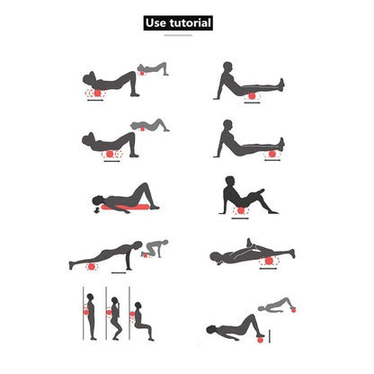 Yoga Foam Grid Roller - 13 & 18 Inches