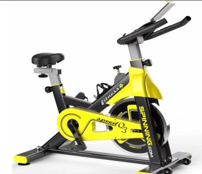 Sports Spin Magnetic Bike 150 KGS Model P1 (Yellow & Red)