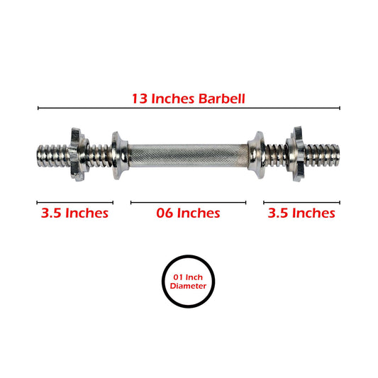 Small Dumbell Rods For Weight Plates - Pack of 2