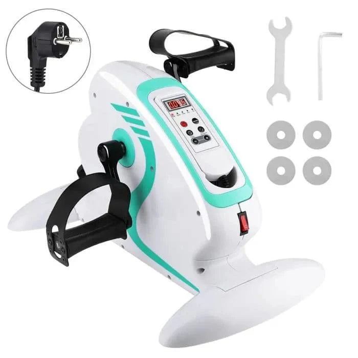 Portable Electrical Pedal Exerciser Bike For Seniors - White