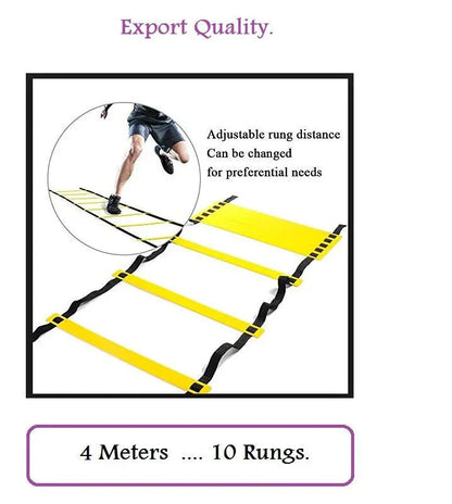 Agility Ladder 4 Meters - Power Max Fitness Workout Equipment