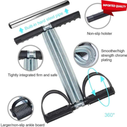 Tummy Trimmer Double Spring, AB Twister Disc, Slimming Belt, 11pcs Band ( Pack off 4 )