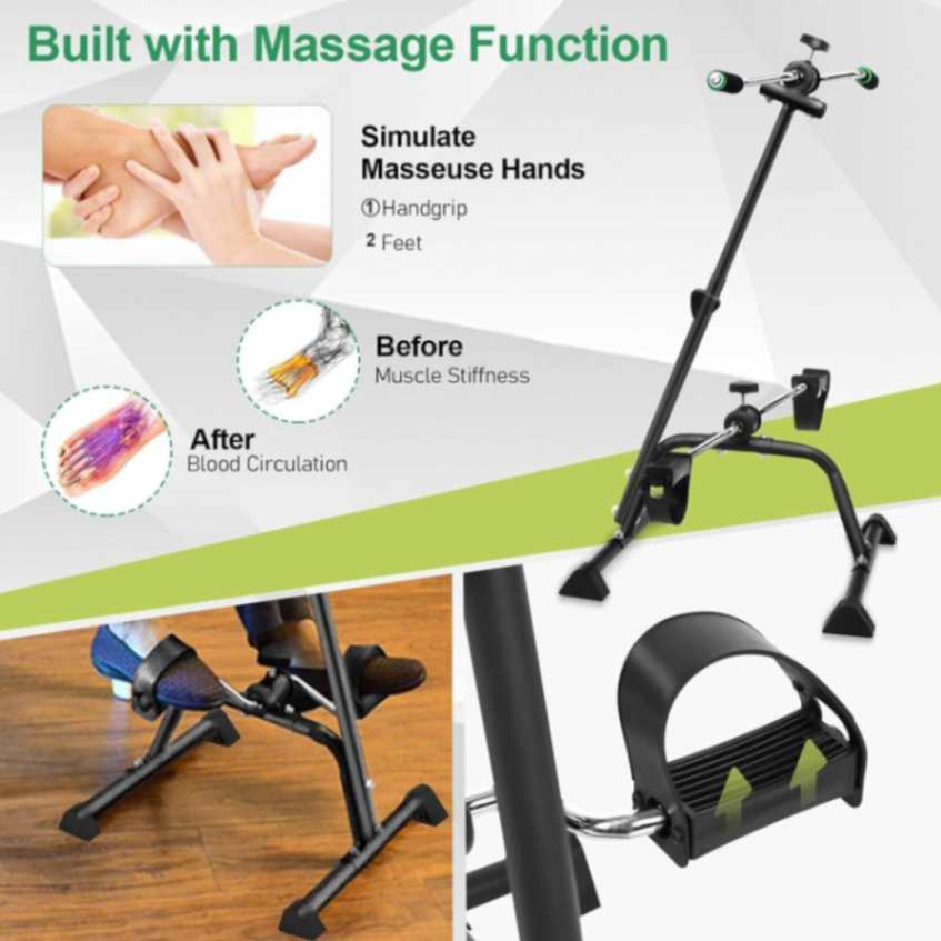 Adjustable Portable Rehabilitation Cycle  Mini Exercise Bike for Arms & Legs (P4)