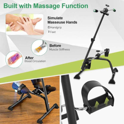 Adjustable Portable Rehabilitation Cycle  Mini Exercise Bike for Arms & Legs (P4)